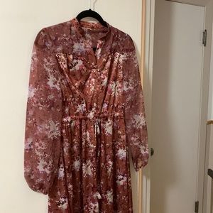 Vintage floral maxi dress